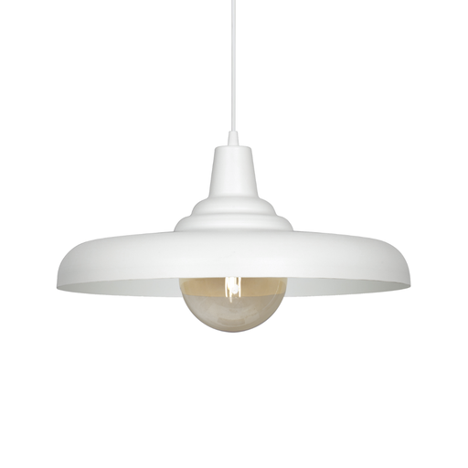 [FERC-161/40/BT] Colgante "CARRARA" de 1 luz E-27 (Ø400 x H:165mm)
