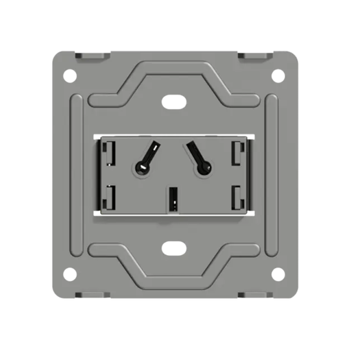 [CORMILAN-BAST-1TCBN-MG] TOMACORRIENTE MIGNON BI-NORMA MILAN MACROLED, AC 250V, 10A MAX. BASTIDOR METALICO, SIN FRENTE