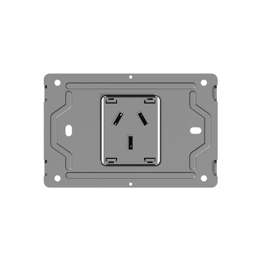 [CORMILAN-BAST-TC20A] TOMACORRIENTE 20A MILAN MACROLED, AC 250V, 20A MAX. BASTIDOR METALICO, SIN FRENTE