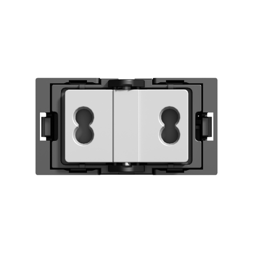 [CORMILAN-MOD-1CN3V] MODULO MILAN MACROLED, INTERRUPTOR TECLA 1 CANAL, 3 VIAS, AC 250V, 10A MAX.