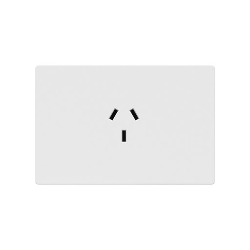 [CORMILAN-TAPA-1TC-B] FRENTE PARA TOMACORRIENTE MILAN MACROLED, COLOR BLANCO