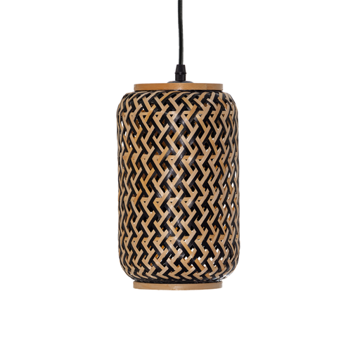 [MARRB1426] Colgante de Bambú 1×E27. Ø15×26cm.