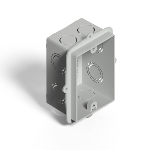 [GEN02220PG] Caja de Embutir Rectangular c/oreja plastica