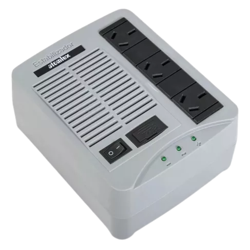 [ATOH 500] Estabilizador 500VA - 3 Salidas 