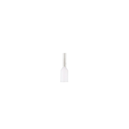 [ZOL257.001] Puntera tubular preaislada de 1x0,5mm. largo 6mm. ZE-0,5-6