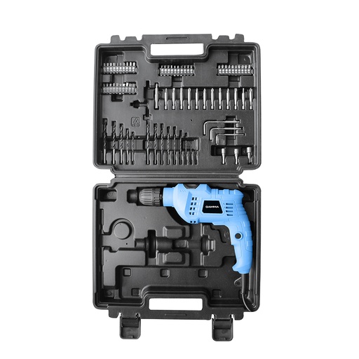 [GMMG1905KAR] Taladro 650W | 300 r.p.m. | Cap. De mandril: 10 mm | Con maletin de PVC y accesorios