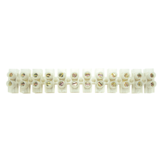 [TBCRU-10] BORNERAS DE UNION SIMPLE TBCIN 6MM 10A BLANCA