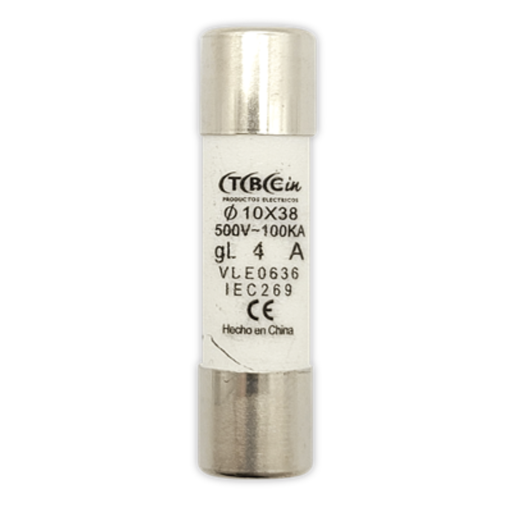 [TBCFC-16] FUSIBLE CILINDRICO TBCIN SERIE FC 10X38MM 16A