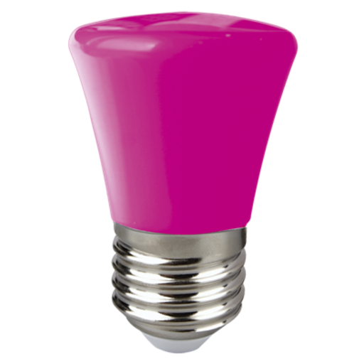 [TBCA60ST-E27-2WP] LAMPARA LED ESPECIAL GOTA TBCIN GUIRNALDA 2W - ROSA
