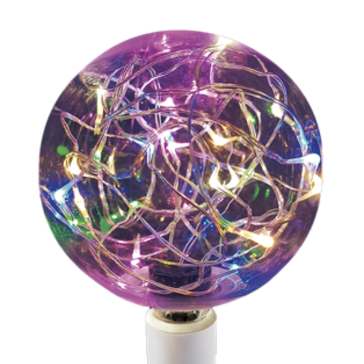 [TBCG150CWB-E27-2RGB] LAMPARA LED FANTASIA CON HILOS GLOBO TBCIN - 2W - RGB