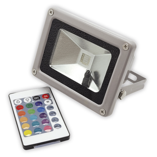 [TBCSBN010-RGB] REFLECTOR LED RGB TBCIN 10W ALUMINIO