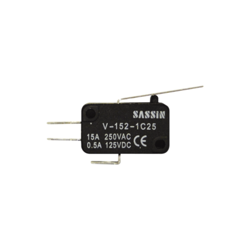 [TBCV-152-1C25] MICROINTERRUPTORES SERIE V ACC. SUP. POR MEDIO PAL. RIG. INTERM.