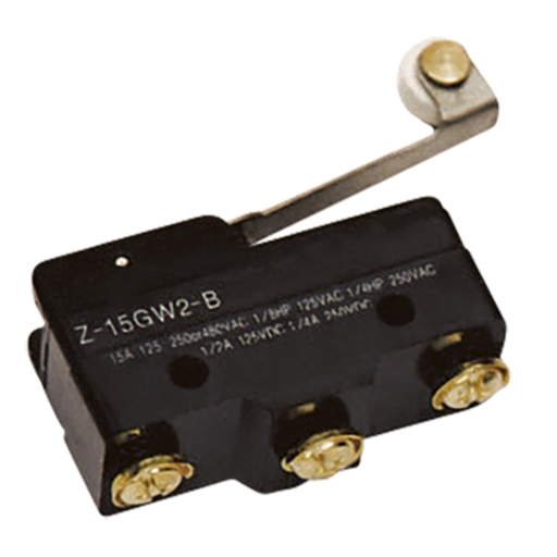 [TBCZ-15GW2-B] MICROINTERRUPTORES SERIE Z ACC. INDIRECTO C/EJE Y RODILLO NYLON L.
