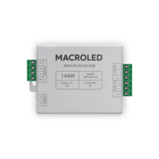 [CORAMP-RGB-12A] AMPLIFICADOR RGB - 12AMP (10 MTS)