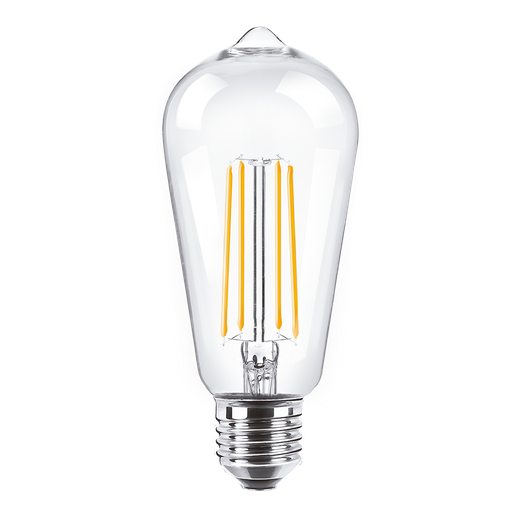 [CORDBFST19-8 CW] BULBO ST19 FILAMENTO MACROLED 8W E27 AC180-265V FRIO 6000K DIMERIZABLE