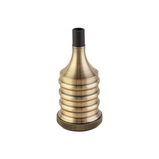 [CORPLV-DIX-E27-BR] PORTALÁMPARA ALUMINIO E27 DIXON BRONCE