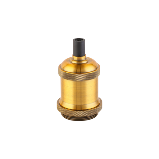 [CORPLV-JER-E27-BB] PORTALÁMPARA ALUMINIO E27 JERSEY BRONCE BRILLANTE